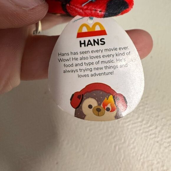 Squishmallows McDonalds Happy Meal HANS. NEW WITH TAG. - Picture 4 of 5